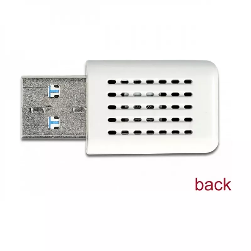 WLAN tīkla karte DeLOCK 12770 USB 5000 Mbit/s Bezvadu Balta
