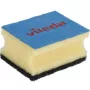 Sponge VILEDA Rectangular Fiber, hand-wash, dzeltena/Melns/blue, pack of 3