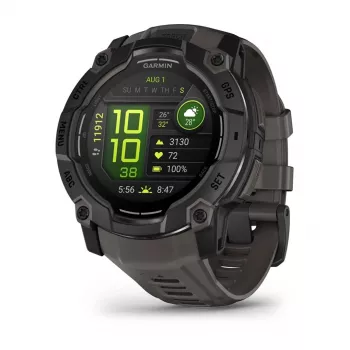 Garmin Instinct 3 AMOLED 3.3 cm (1.3) 50 mm Digitāls 416 x 416 pikseļi Skārienjūtīgs Melns GPS (satelīts)