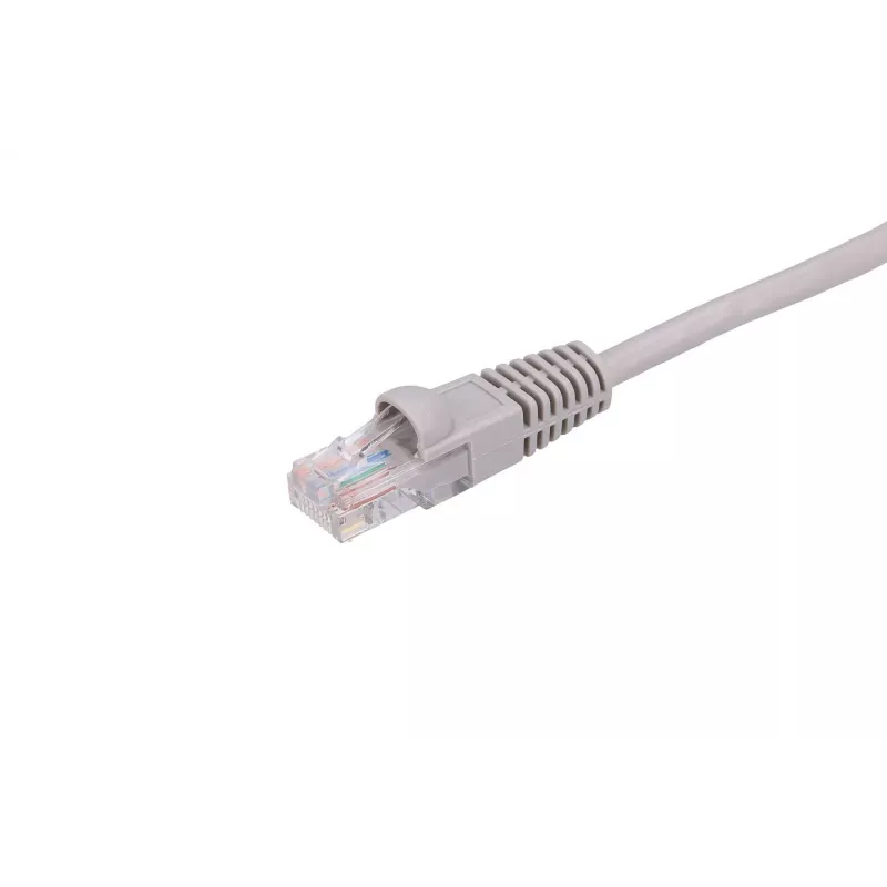 Ethernet ielāpu vads Extralink Cat 5e UTP, 10 m, RJ-45–RJ-45, pelēks