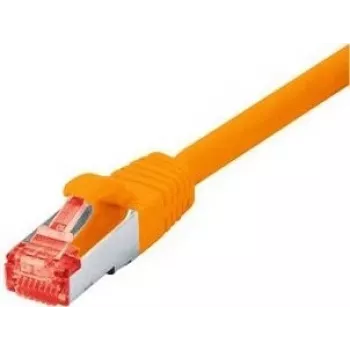 Tecline exertis Connect - ielāps vads - RJ-45 (V) uz RJ-45 (V) - 20 m - SSTP kabelis - CAT 6 - bez halogēna - oranžs (71520A)