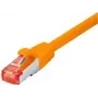 Tecline exertis Connect - ielāps vads - RJ-45 (V) uz RJ-45 (V) - 20 m - SSTP kabelis - CAT 6 - bez halogēna - oranžs (71520A)