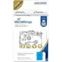 MediaRange plastmasas lentes kasete MRBTZ531 12mm 8m melns uz zila