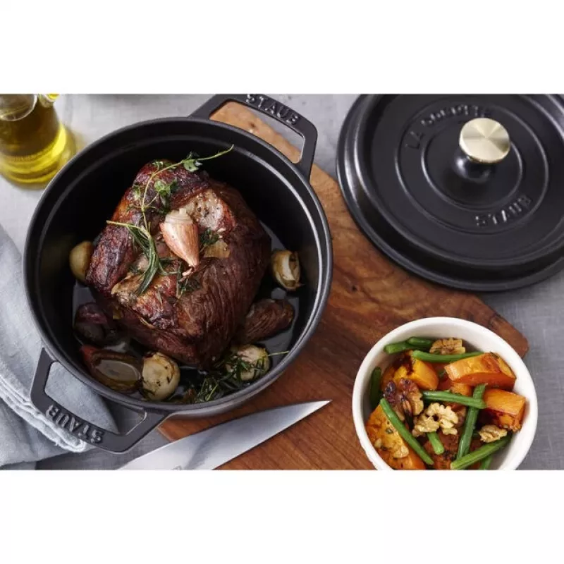 Kastroļa cepamais trauks ZWILLING STAUB LA COCOTTE 5,25 L Apaļš Čuguns, emaljēts, ar vāku