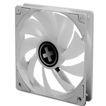 120 mm korpusa ventilators XILENCE Performance A+ XF064 ar šķidruma dinamisko gultni, 500–1500 RPM, balts