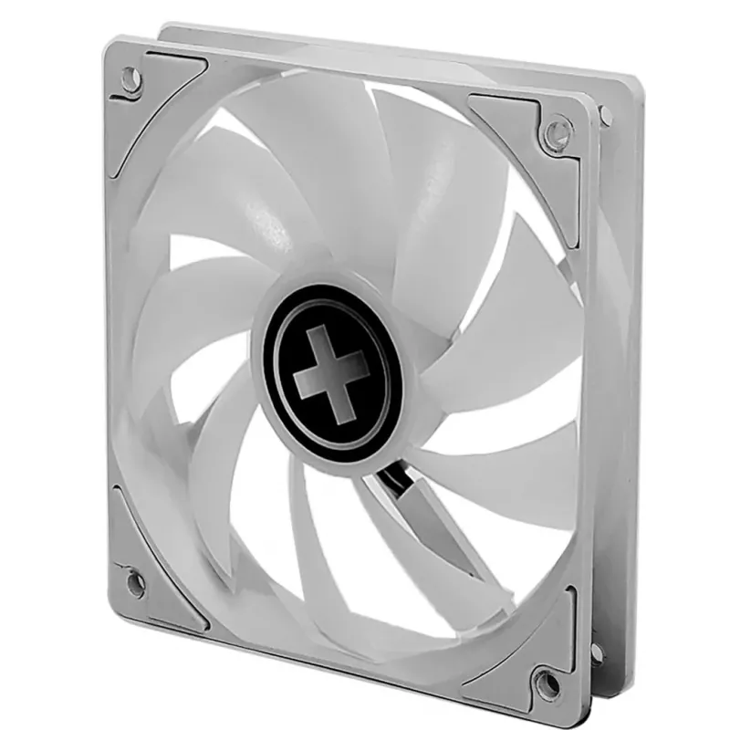 120 mm korpusa ventilators XILENCE Performance A+ XF064 ar šķidruma dinamisko gultni, 500–1500 RPM, balts