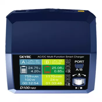 Lādētājs SKYRC D100neo 100W Duālais Kanāls — SKYRC SK-100199-01