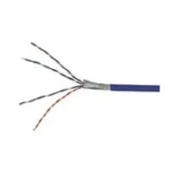 Wentronic Goobay CAT 5e tīkla kabelis, F/UTP, zils, 100 m - CCA vara maisījums, AWG 26/7 (vīts), PVC (93265)