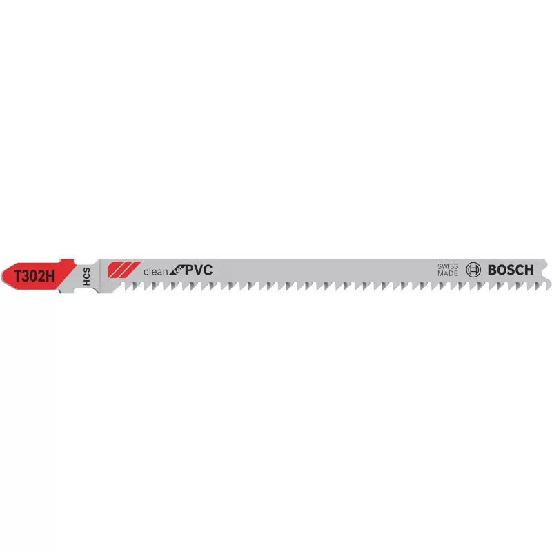 Bosch T 302 H zāģa asmens caurulēm, plastmasas profiliem, 2,3 mm zobu atstatums
