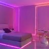 LED vītne Twinkly TWD200STP-TEU daudzkrāsains iekštelpu sloksne, 5 cm atstatums, IP20, caurspīdīgs kabelis