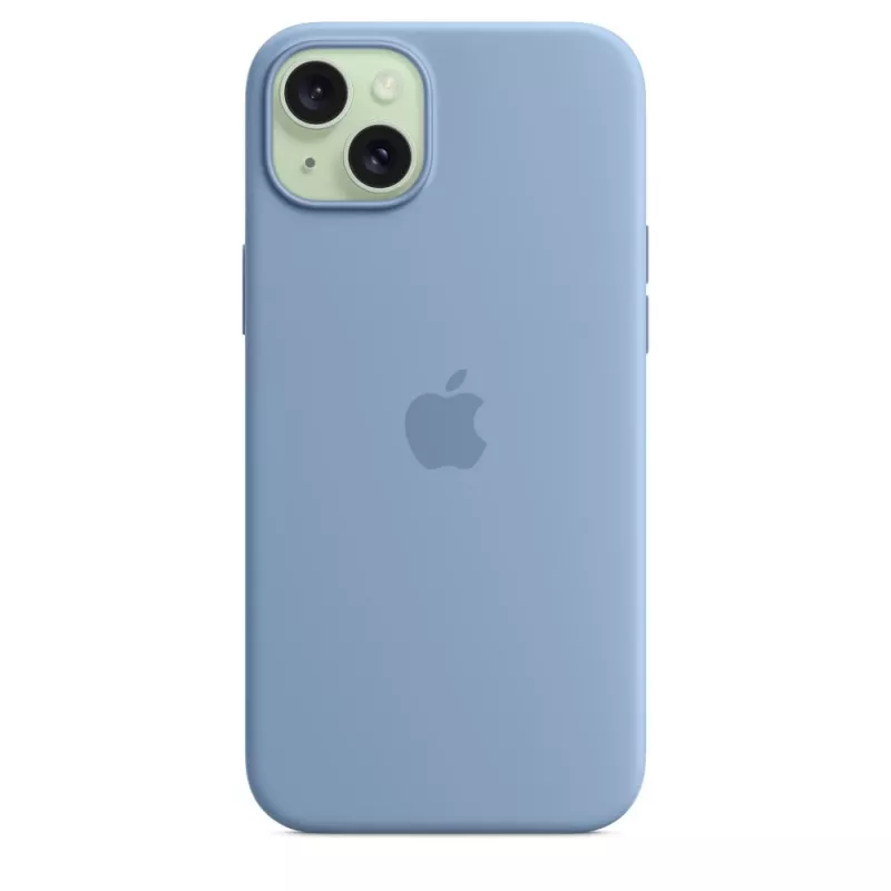 Apple iPhone 15 Plus silikona vāciņš ar MagSafe - Winter Zils