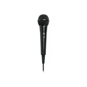 Vadu skatuves mikrofons Muse MC-20 B — jutība -73 dB, 30–15000 Hz, 3 m kabelis, 6,35 mm ligzda, melns