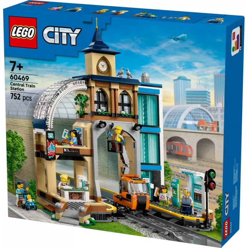 LEGO CITY 60469 Centrālā dzelzceļa stacija