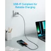 USB Kabelis Anker 322 0.9m USB C Melns