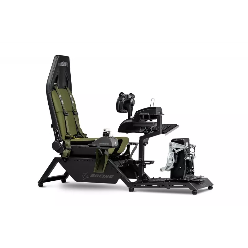 Next Level Racing Flight Simulator Boeing Military 396055 — īpašs lidojuma simulācijas sēdeklis, saderīgs ar jūgiem un pedāļiem