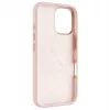 Aizmugurējais vāciņš FIXED Apple iPhone 16 Liquid silicon Pink ar MagFlow plānu aizsargapvalku