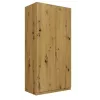 Top E Shop SD-90 ART KPL skapis — ozolkoka rāmis, 7 plaukti, 2 durvis