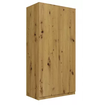 Top E Shop SD-90 ART KPL skapis — ozolkoka rāmis, 7 plaukti, 2 durvis