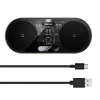 Baseus 2In1 20W Digital Led Display Headphones Melns Wireless Charging