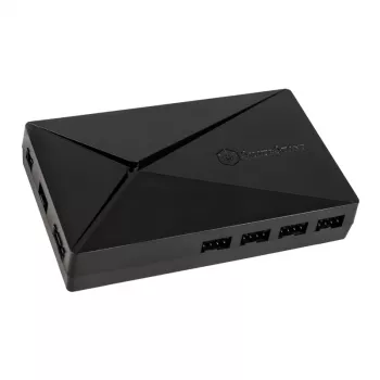SilverStone SST-LSB02-E - ARGB LED centrmezgls, kontrolleris - melns