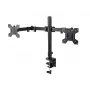 Esperanza ERW018 galda stiprinājums diviem monitoriem 10-27'' līdz 8 kg
