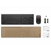 Lenovo bezvadu tastatūra un pele melnā krāsā