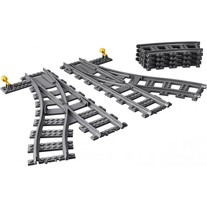 Konstruktoru komplekts LEGO City 60238 – dzelzceļa pārmijas un aksesuāri rotaļu komplektiem