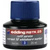 Marķiera uzpilde Edding RBTK 25, 25 ml zila tinte, aizvietošanai Edding marķieros