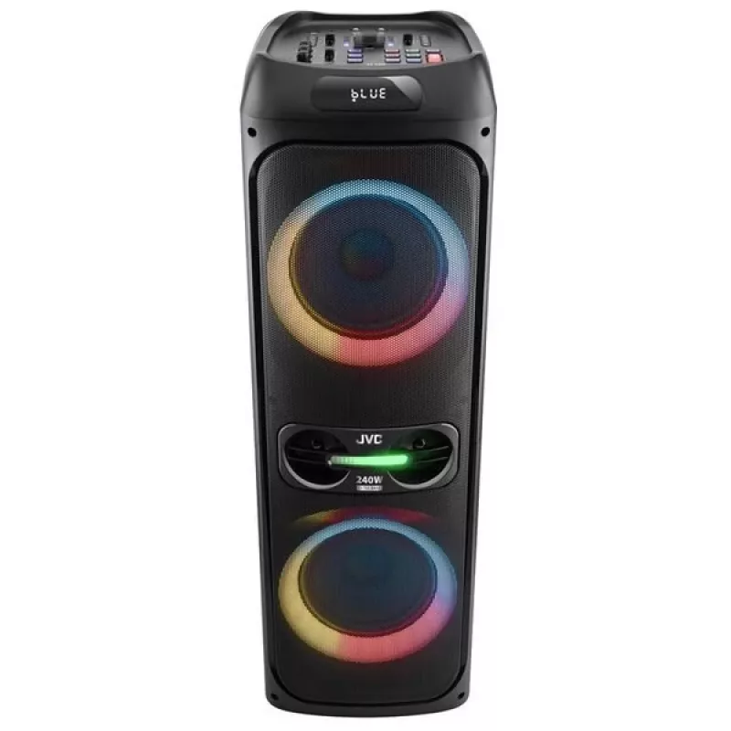 Portable party speaker JVC XS-EP624B — Melns, battery-powered, Bluetooth