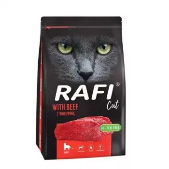 DOLINA NOTECI Rafi Cat ar liellopu gaļu - sausā kaķu barība - 7 kg