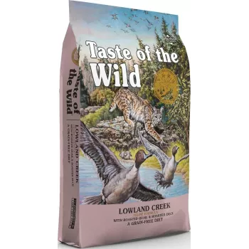 TASTE OF THE WILD Lowland Creek - sausā kaķu barība - 6,6 kg