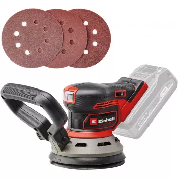 Grīdas slīpmašīna EINHELL TP‑RS 18/32 Li BL Solo — 24 000 RPM, melna/sarkana, 1,11 kg