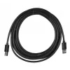UNITEK Y-C421GBK USB kabelis 5 m USB 2.0 USB A USB B Melns