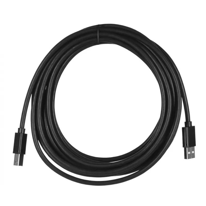 UNITEK Y-C421GBK USB kabelis 5 m USB 2.0 USB A USB B Melns