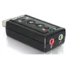 DeLOCK USB Sound Adapter 7.1 - Skaņas karte - Stereo - USB (61645)