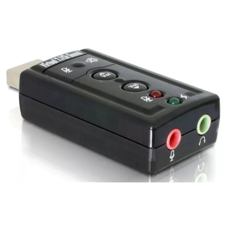 DeLOCK USB Sound Adapter 7.1 - Skaņas karte - Stereo - USB (61645)