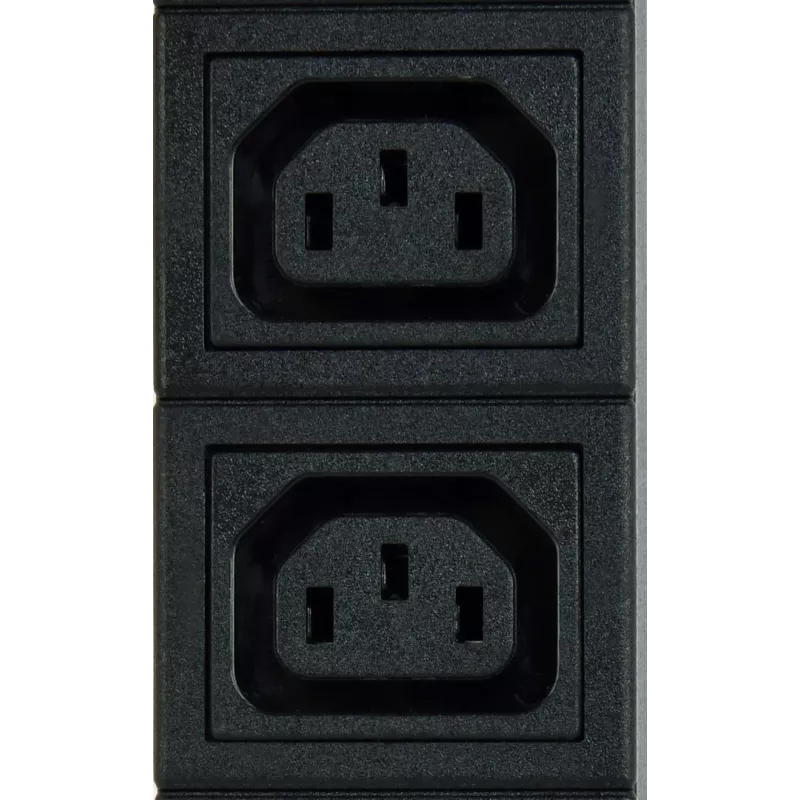 Strāvas sadales bloks GEMBIRD EG-PDU-10C132C19 — 10x C13 ligzdas, 1U statnes, 16A C19 ieeja, 2 m kabelis, 3500 W