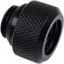 Alphacool Eiszapfen 13 mm HardTube ieskrūvējamais savienotājs G1/4 - Deep Melns (17262)
