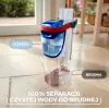 Mop VILEDA Microfibre 1200 ml Wet, 360° rotating head, 140.5 cm stick, removable machine-washable head