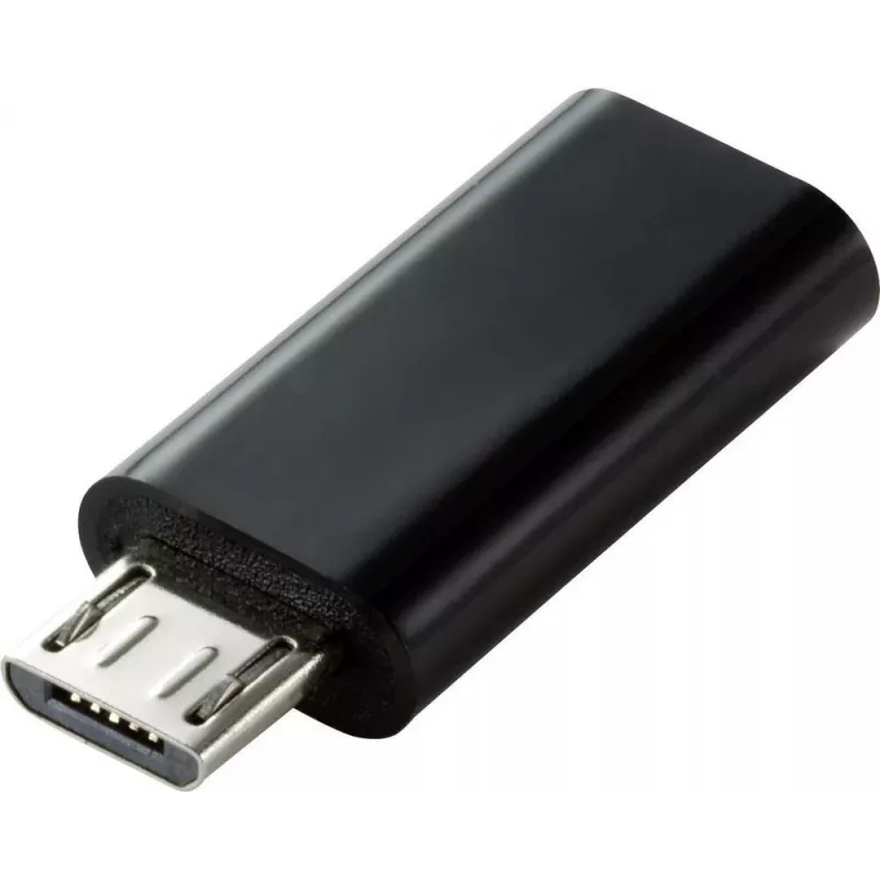 Renkforce RF-4472838 kabeļa saskarnes/savienotāju adapteris Micro USB-B USB Type C melns (RF-4472838)