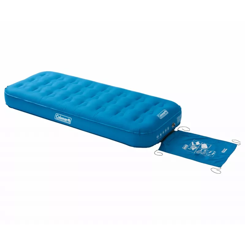 COLEMAN Extra Durable piepūšamā gulta vienvietīga - Zila 2,2 kg Garums 198 cm Platums 82 cm Augstums 22,5 cm (2000031637)