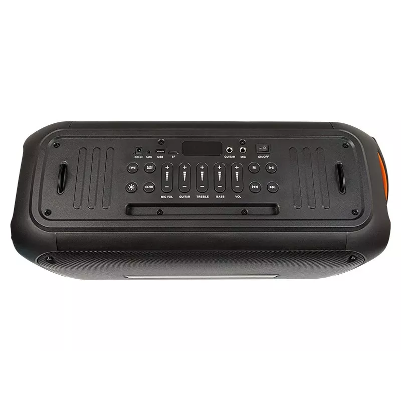Portable mono Bluetooth speaker BLOW 30-392# — 6,000 mAh battery, 6.5 W RMS, Bluetooth 5.0, MicroSD, AUX, Micro-USB, 2 speakers, Melns