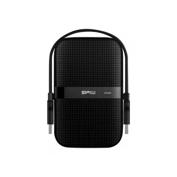 Ārējais cietais disks Silicon Power 2GB USB 3.2 Armor A60 Melns