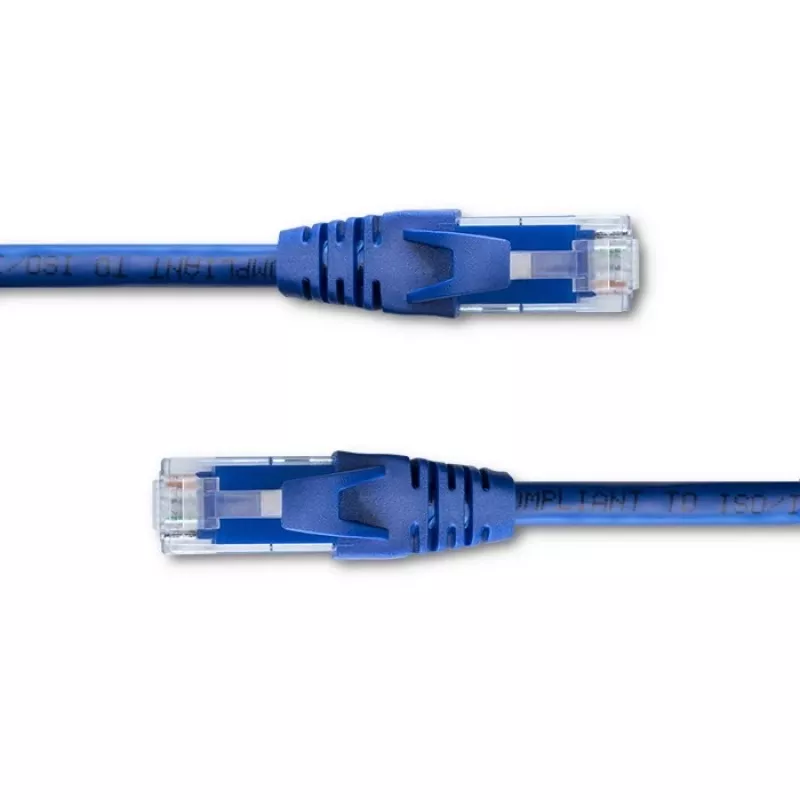 komutācijas kabelis QOLTEC 54534 2xRJ45 UTP CAT6 5m melns