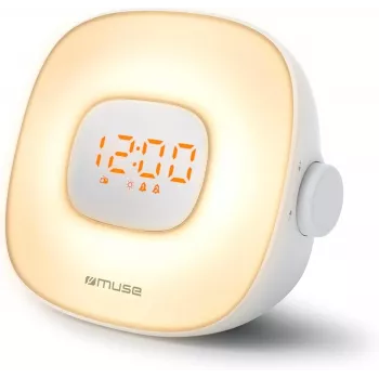 Personālais radio Muse ML-198 CR FM uztvērējs automātiskā skenēšana LED displejs