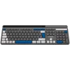 Bezvadu tastatūra CANYON HKB-W03 pelēka — kompakts dizains, darbināma ar AAA bateriju, modelis CNS-HKBW03DG