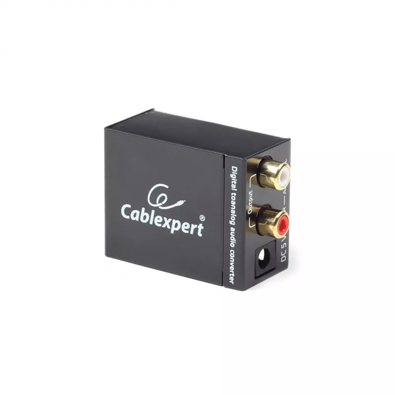 Gembird DSC-OPT-RCA-001 audio pārveidotājs melns