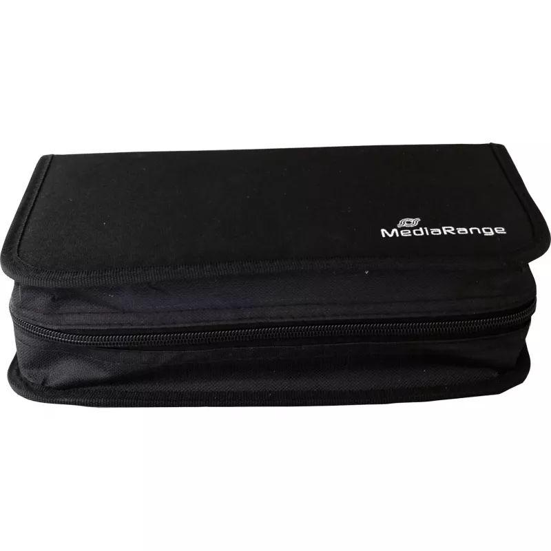 Wallet case MediaRange BOX55 for 96 discs Melns