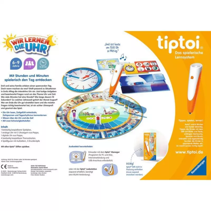 tiptoi 00126 galda spēle 15 min. izglītojoša
