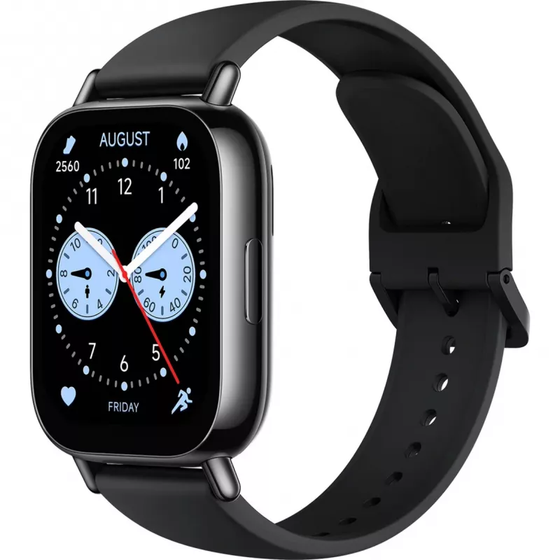 Smartwatch Xiaomi Redmi Watch 5 Lite — 1,96 collu AMOLED, GPS, 470 mAh, 48 mm, TPU siksniņa, melna
